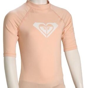 Roxy Girl Peach Rash Guard Swimwear’s size 14/XL